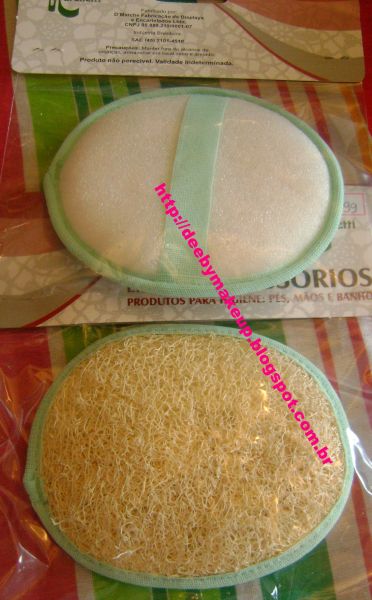 Bucha natural para banho - facial luxo