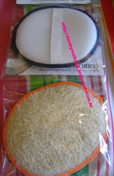 Bucha natural para banho - media luxo