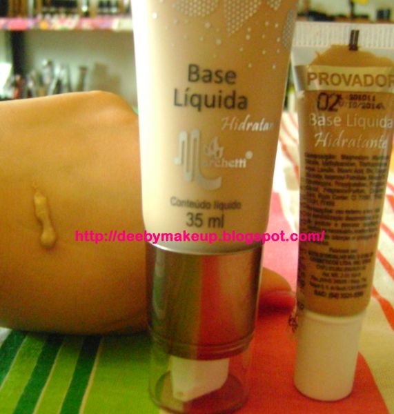 Base hidratante líquida Marchetti com plump - cor 02